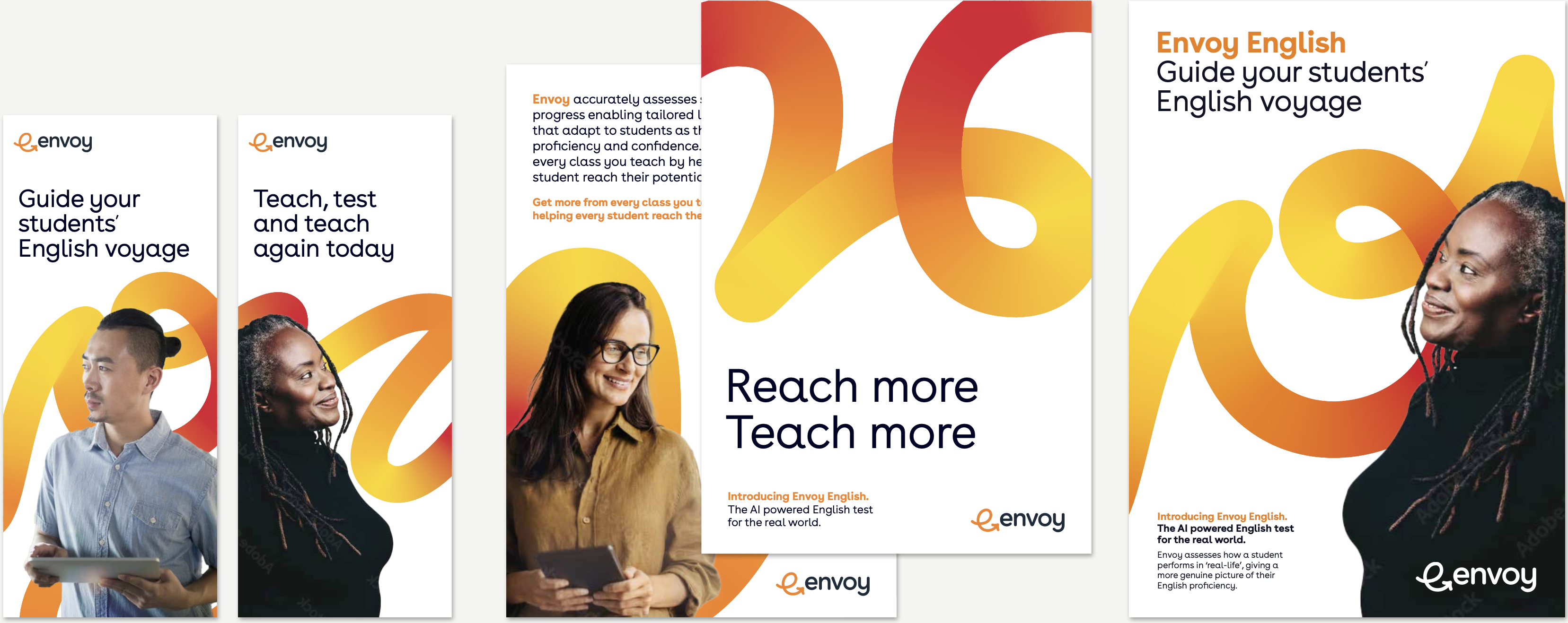 Envoy English campaign materials